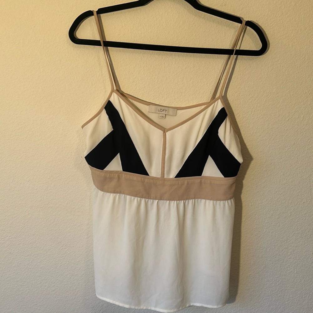Patterned Tank Blouse